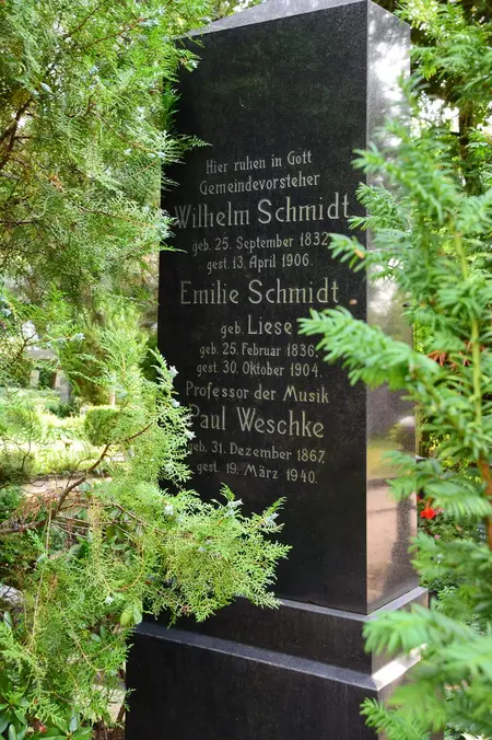 Grabstein Schmidt und Weschke