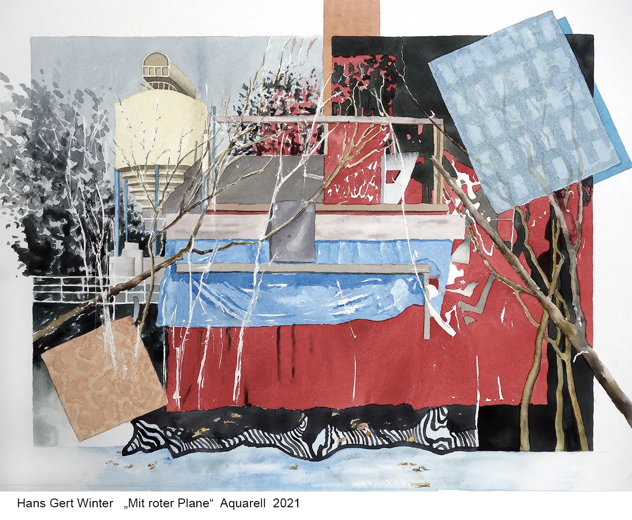 Hans Gert Winter „Mit roter Plane&quot;