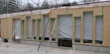 Einblick in die Baustelle im Februar 2025: Cafeteria