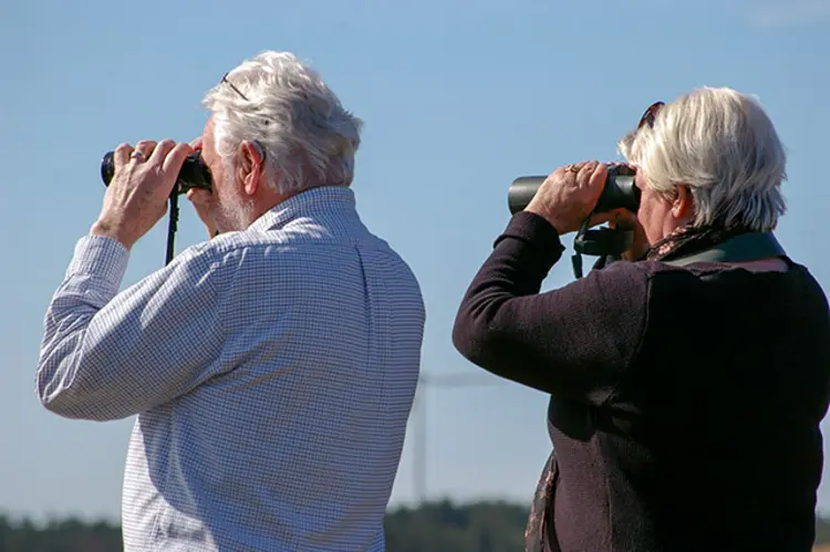 Älteres Paar mit Fernglas (Foto: Pixabay)