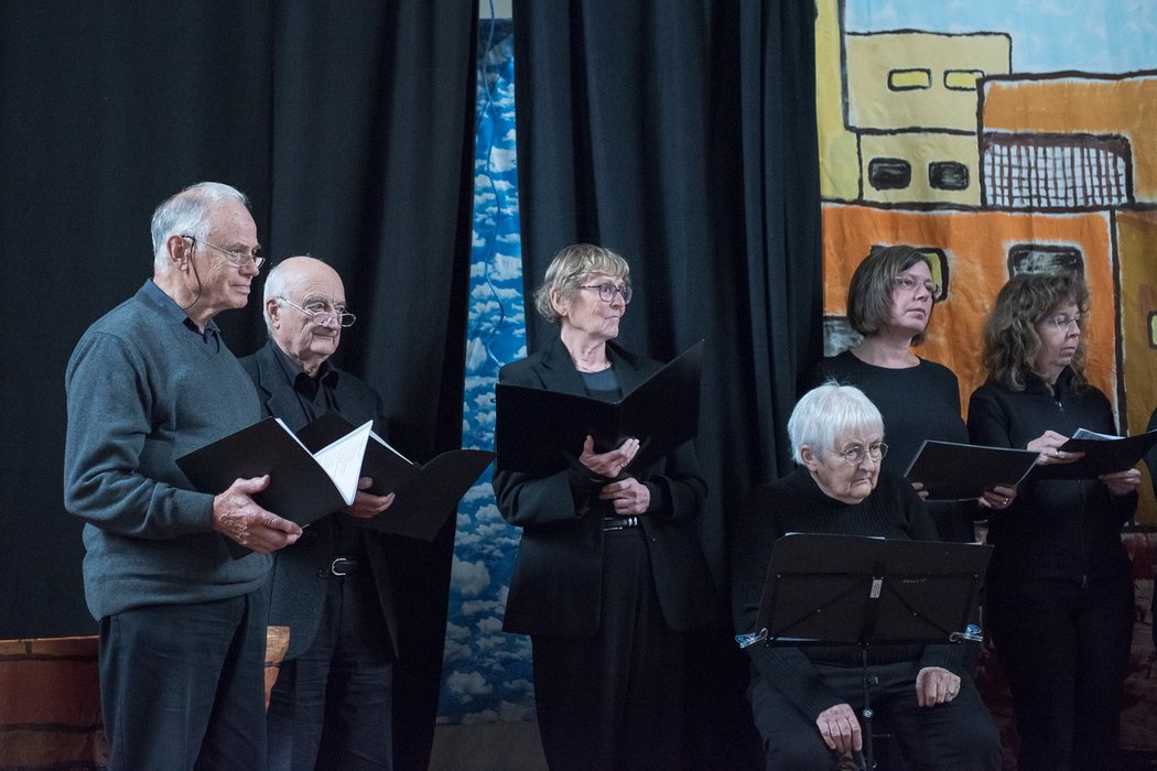 Aufführung des Kindermusicals „Petrus geht mit Jesus“ anlässlich des 125-jährigen Jubiläums der Petruskirche in Berlin-Lichterfelde.